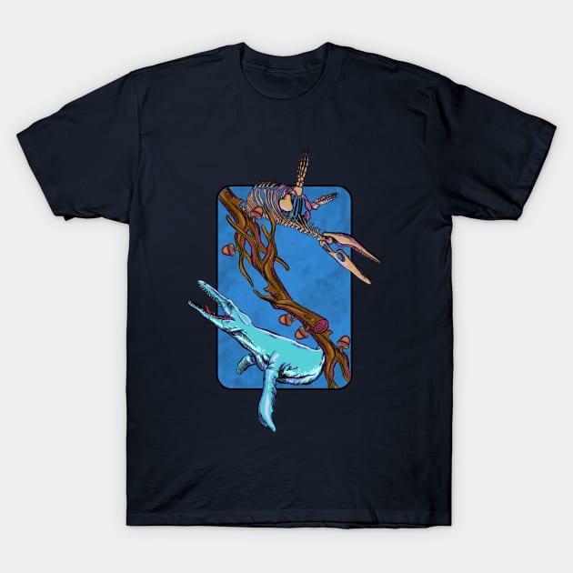 Mosasaurus T-Shirt by FrankieRogers